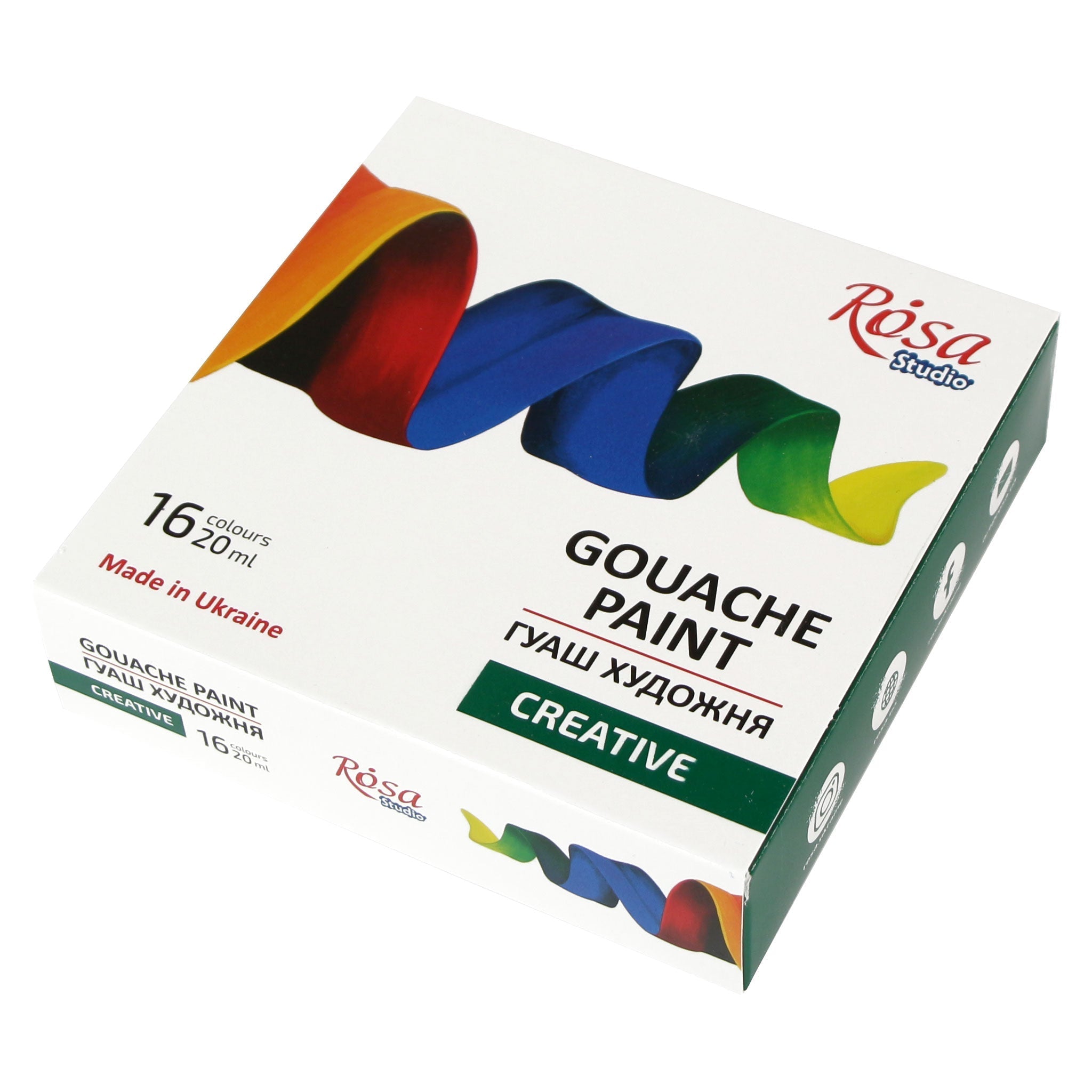 Rosa Studio Gouache Paint Set – Creative 16x20 Ml | Vibrant Colors For Artistic Expression