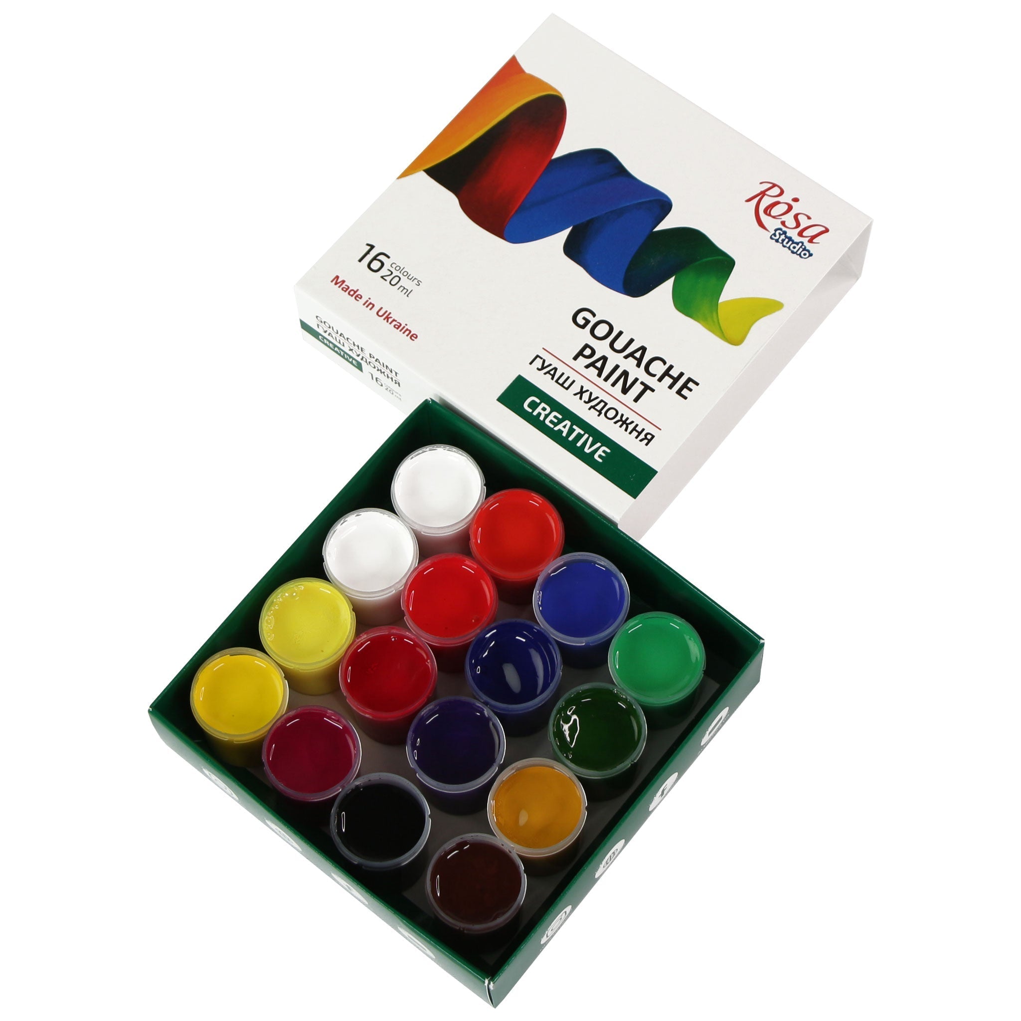 Rosa Studio Gouache Paint Set – Creative 16x20 Ml | Vibrant Colors For Artistic Expression