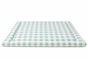 Light Green Checkered Padded Baby Play Mat