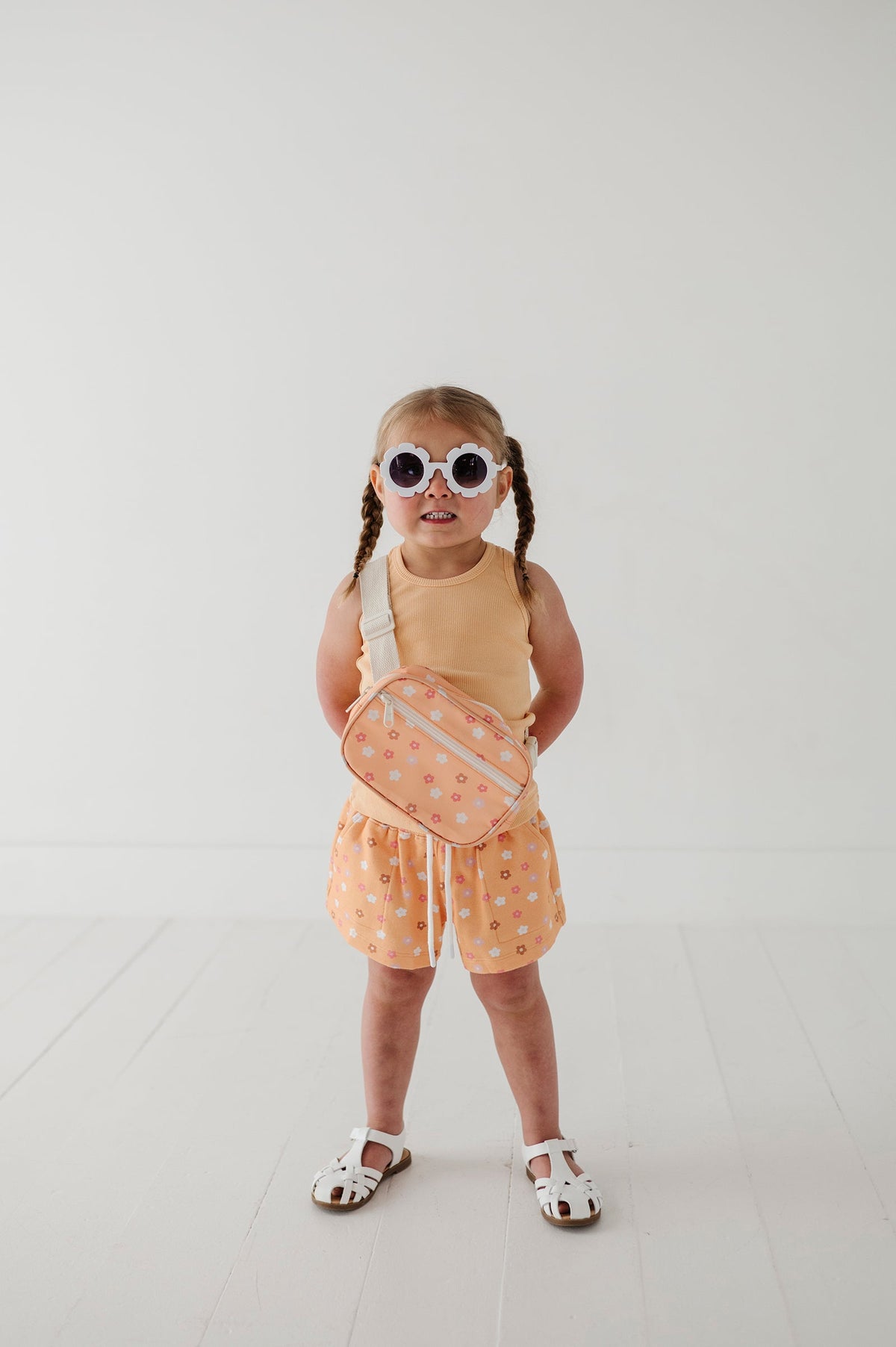 Girls Ribbed Tank In Desert Mist