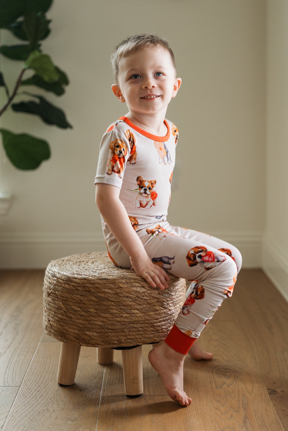 Puppy Love Short Sleeve Lounge Set