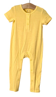Snapdragon Yellow Bamboo One Piece Snap Romper