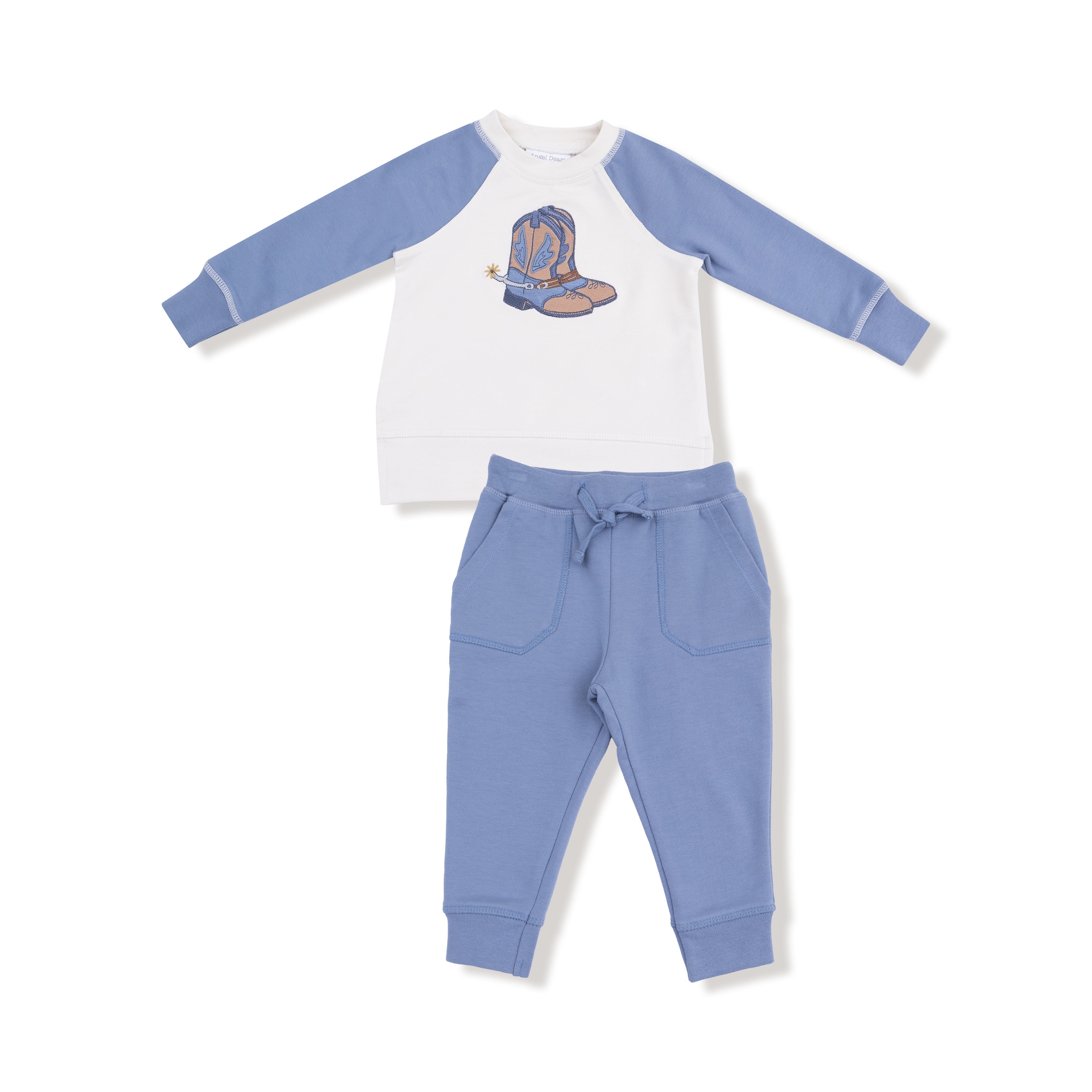 Raglan Sweatshirt And Jogger French Terry Set
