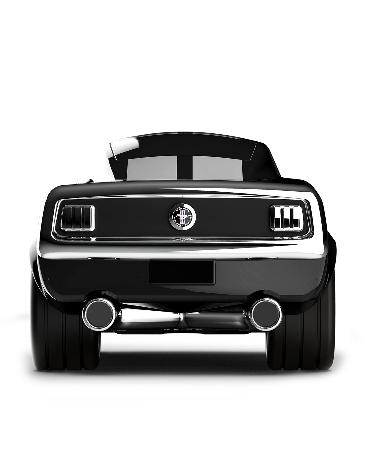 Car Racing Car Ford Mustang Black