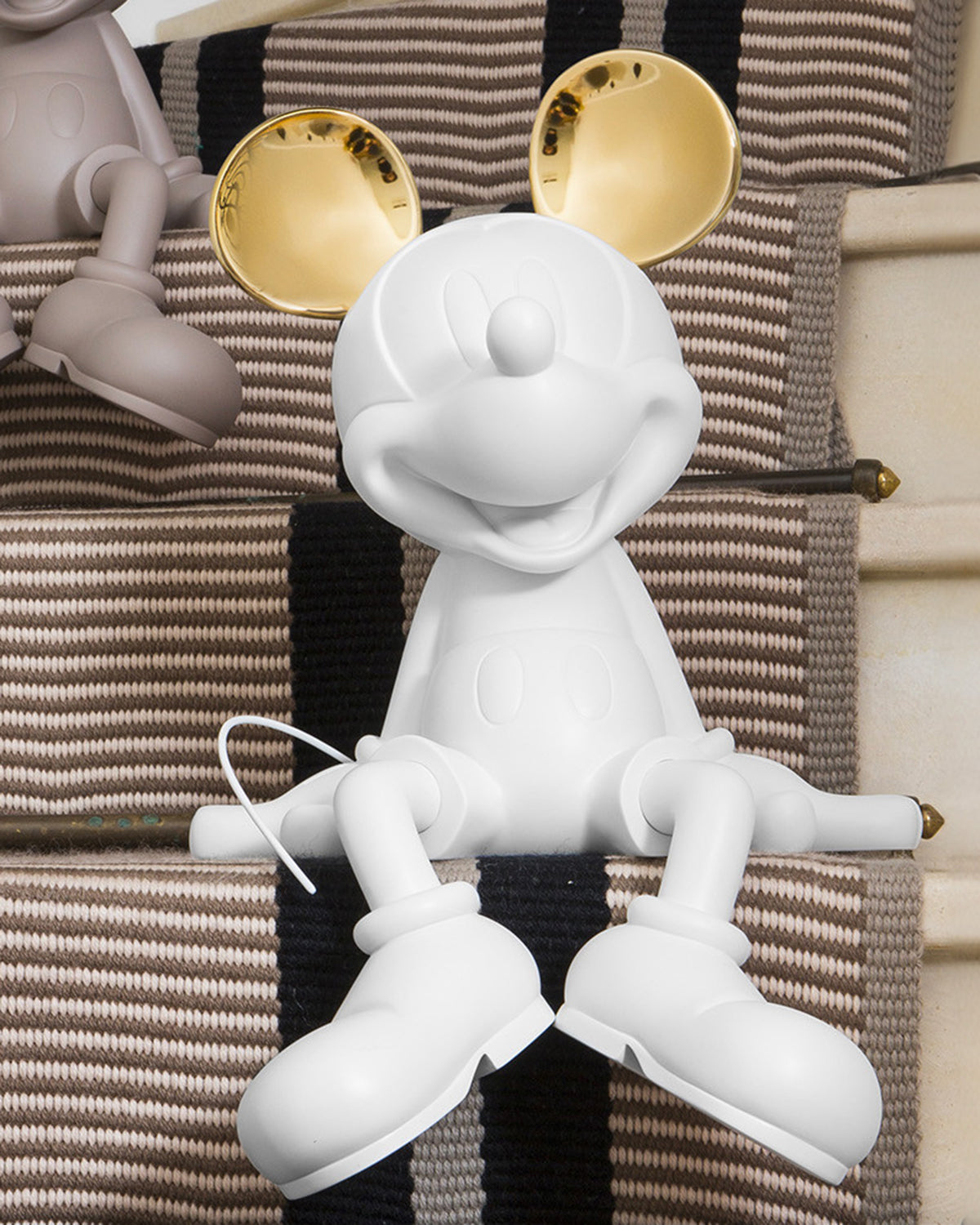 Mickey Mouse Take 2 White & Gold 19in