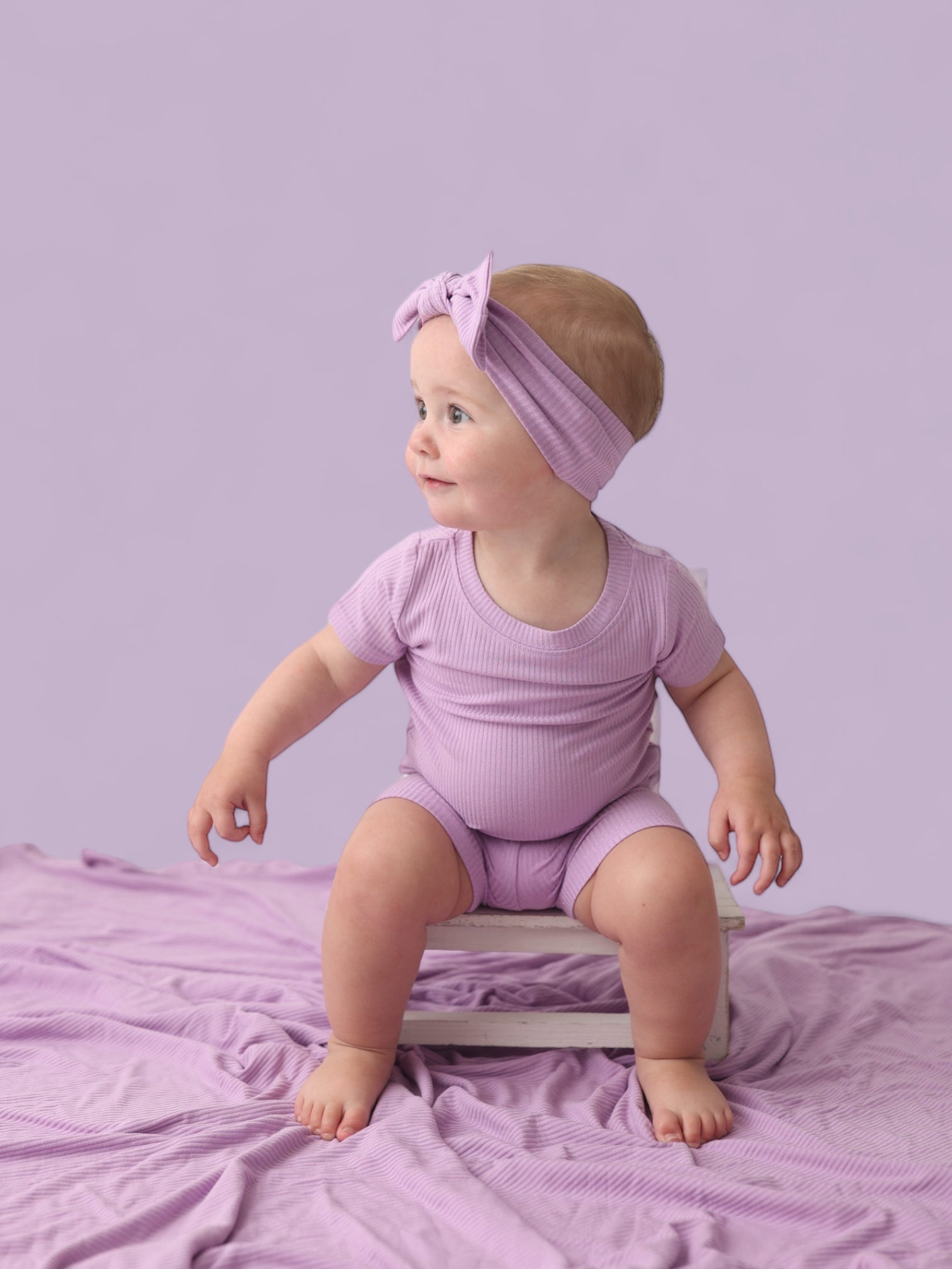 Amethyst Rib Dream Short Set