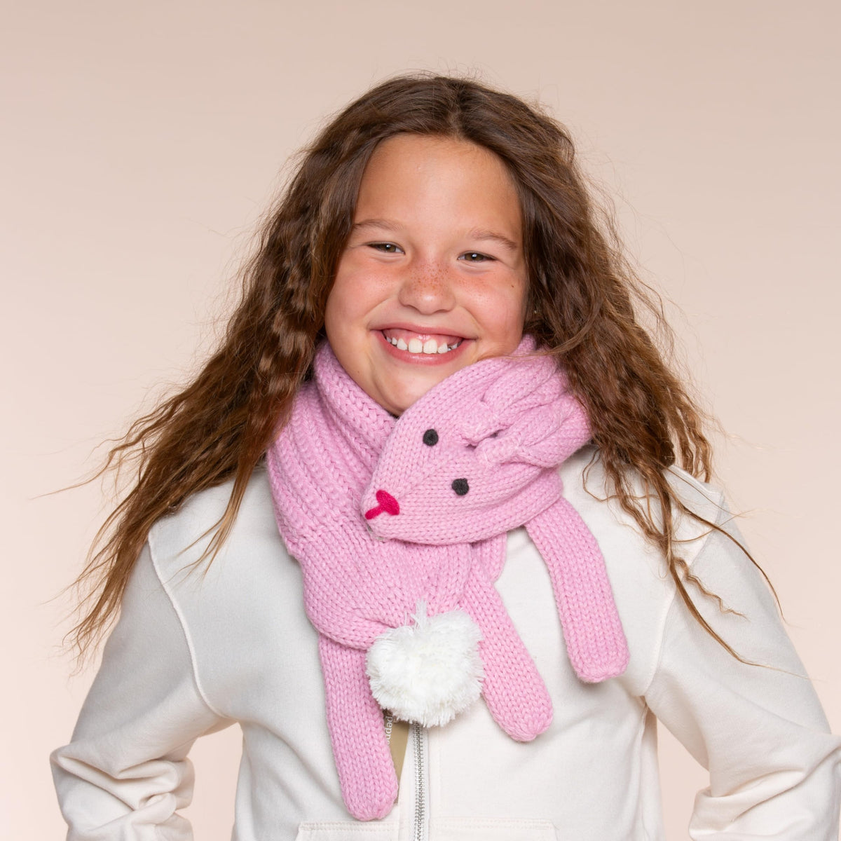 Girls Bunny Rabbit Neck Scarf- (children Age 4/5-12yr) Premium Quality, Novelty Design