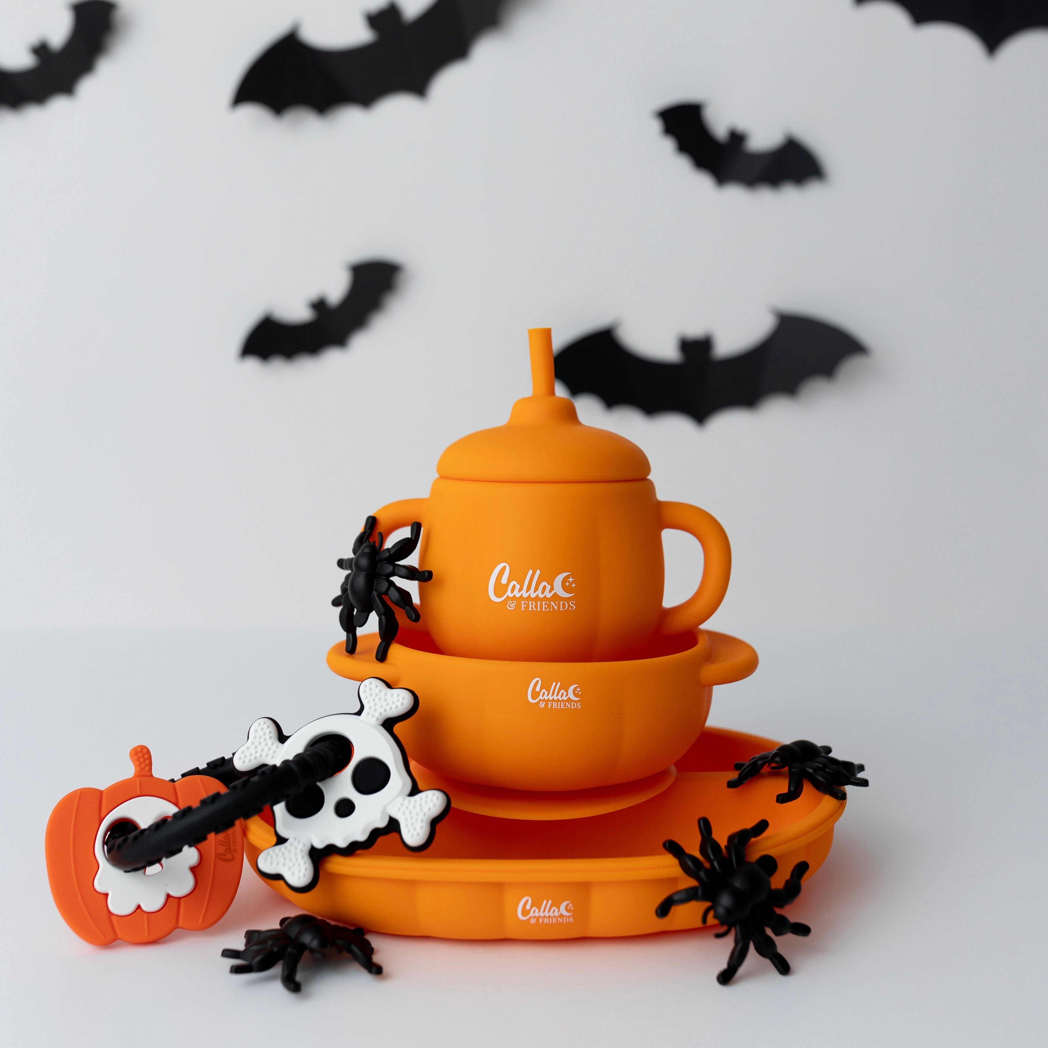 The Pumpkin Patch Suction Bowl