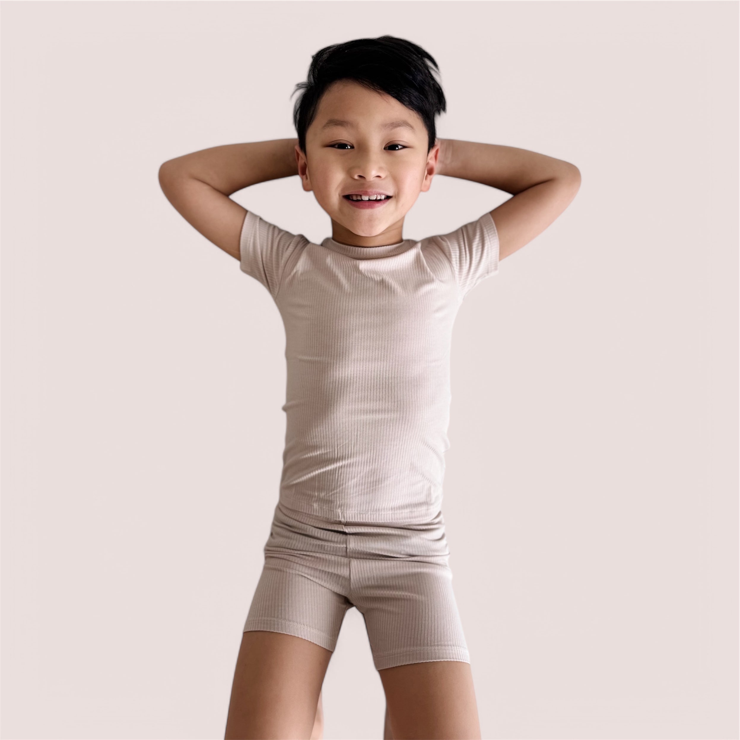 Totally Tan Rib Dream Short Set