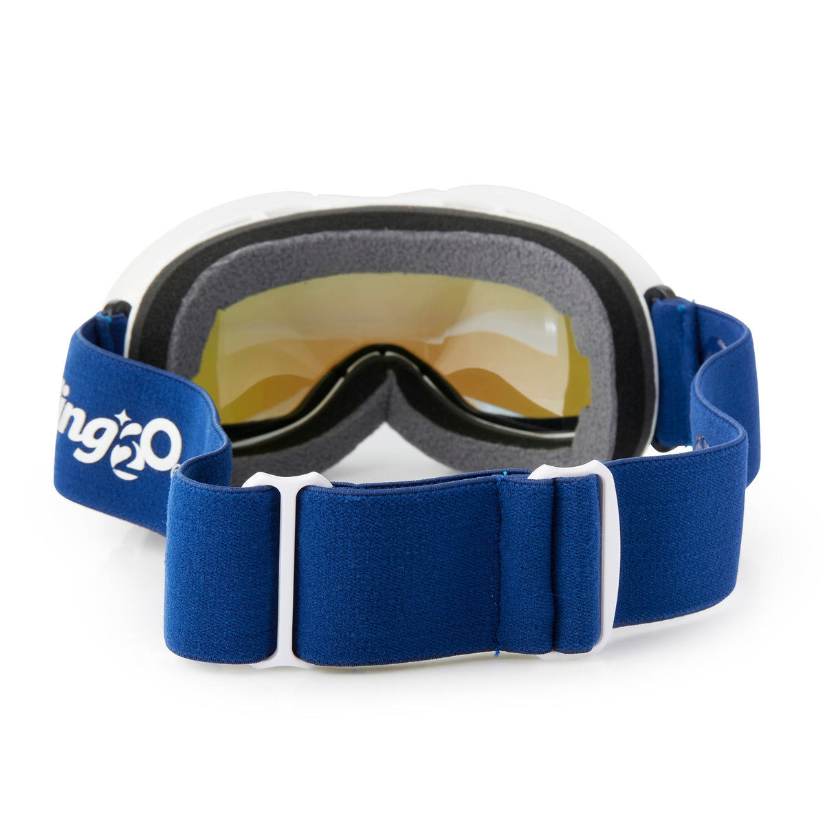 Icicle In White Kids' Ski Goggles