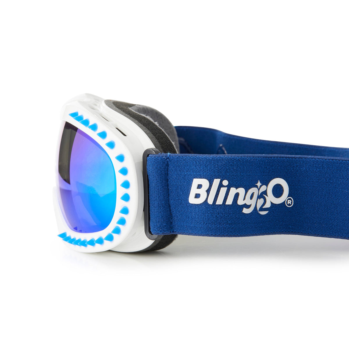 Icicle In White Kids' Ski Goggles