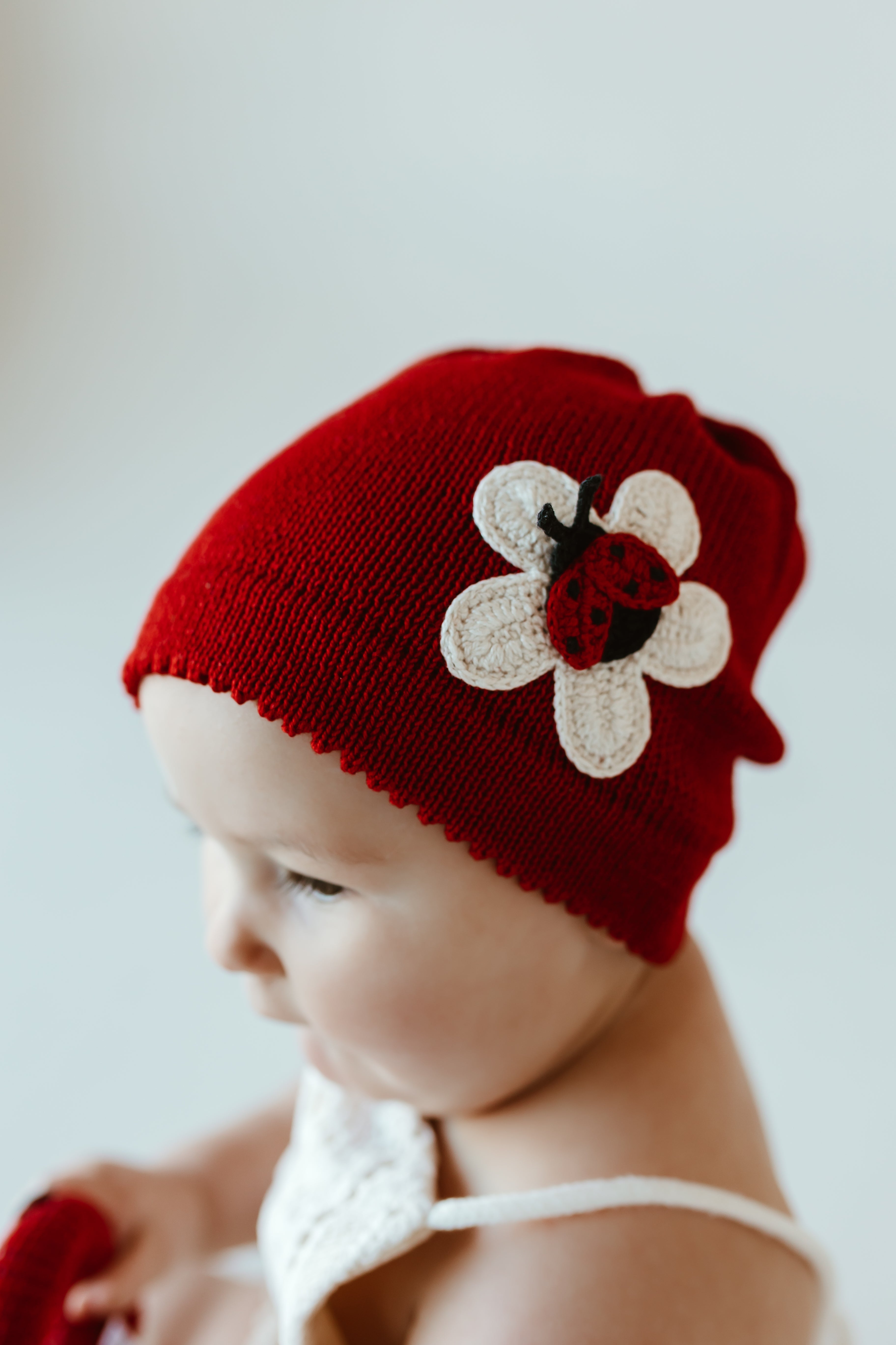 Ladybug Baby Hat
