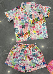 Tweenstyle By Stoopher - Summer Camp Silky Loungewear Set