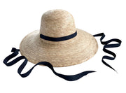 Buttercup Little Girl’s Hat - Thin Navy Grosgrain Ribbon