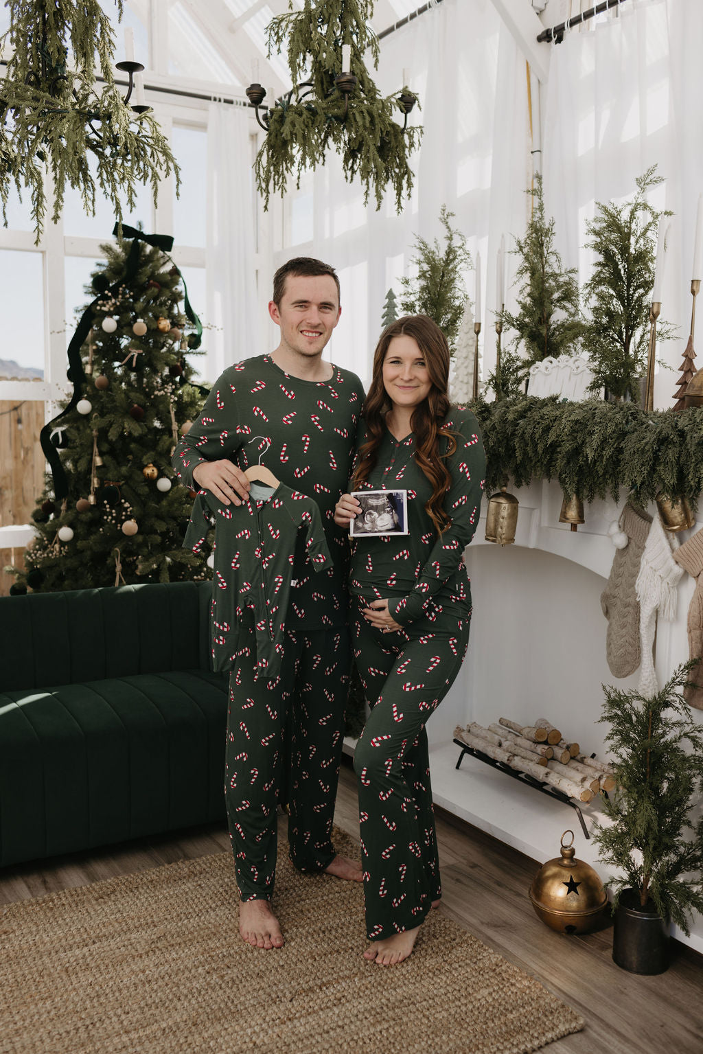 Men's Bamboo Pajamas | Candy Cane Lane 2024