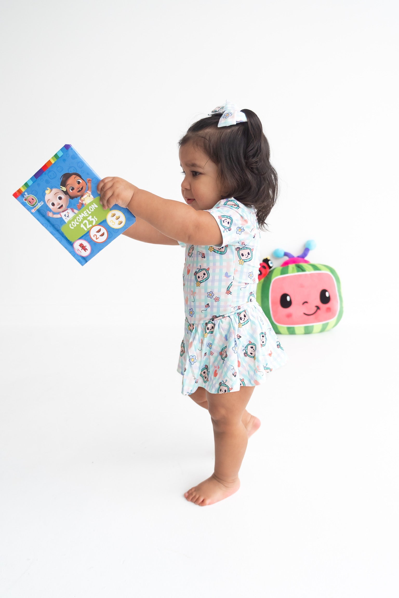 Dream Big Little Co X Cocomelon Springtime Melon Dream Bodysuit Dress