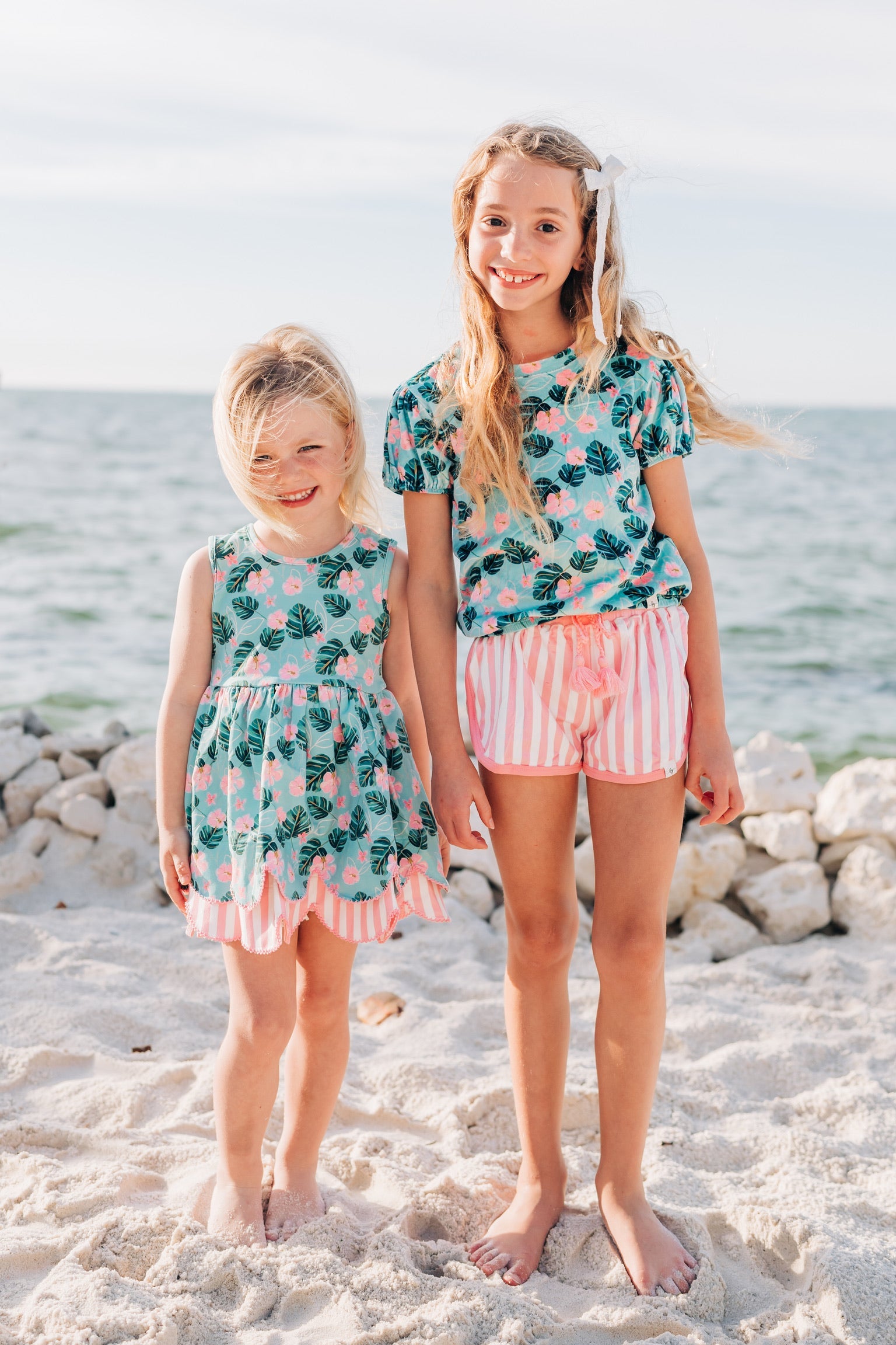 Hawaiian Scallop Tunic Set