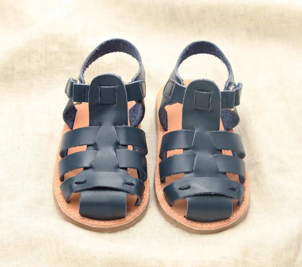 Kids' Italian Leather Sandals | Wide Toe Box & Flexible Sole For Toddlers| Venetian
