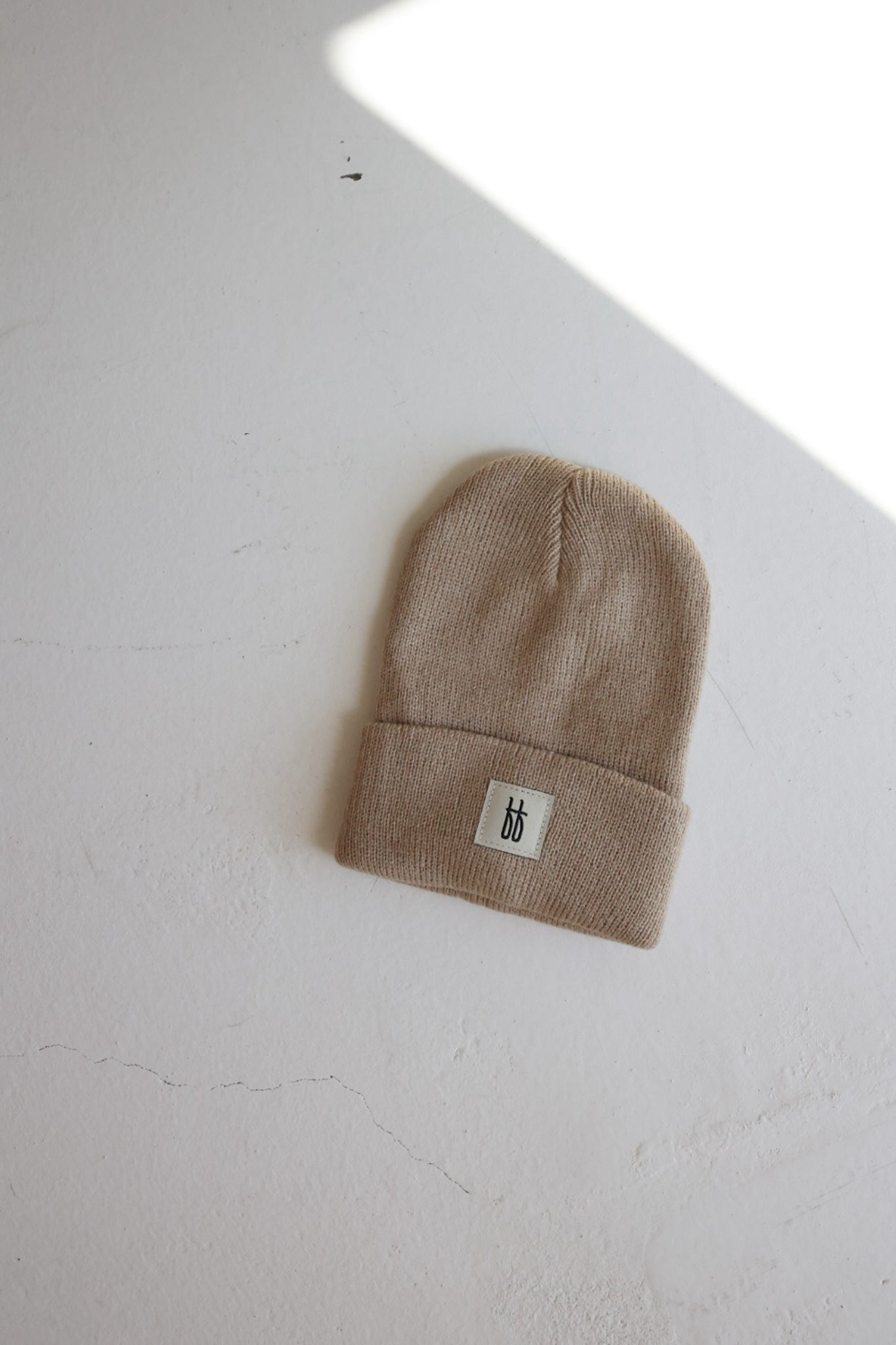 Ff Knit Beanie | Taupe