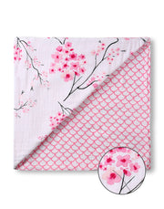 ORGANIC SNUG BLANKET - CHERRY BLOSSOM
