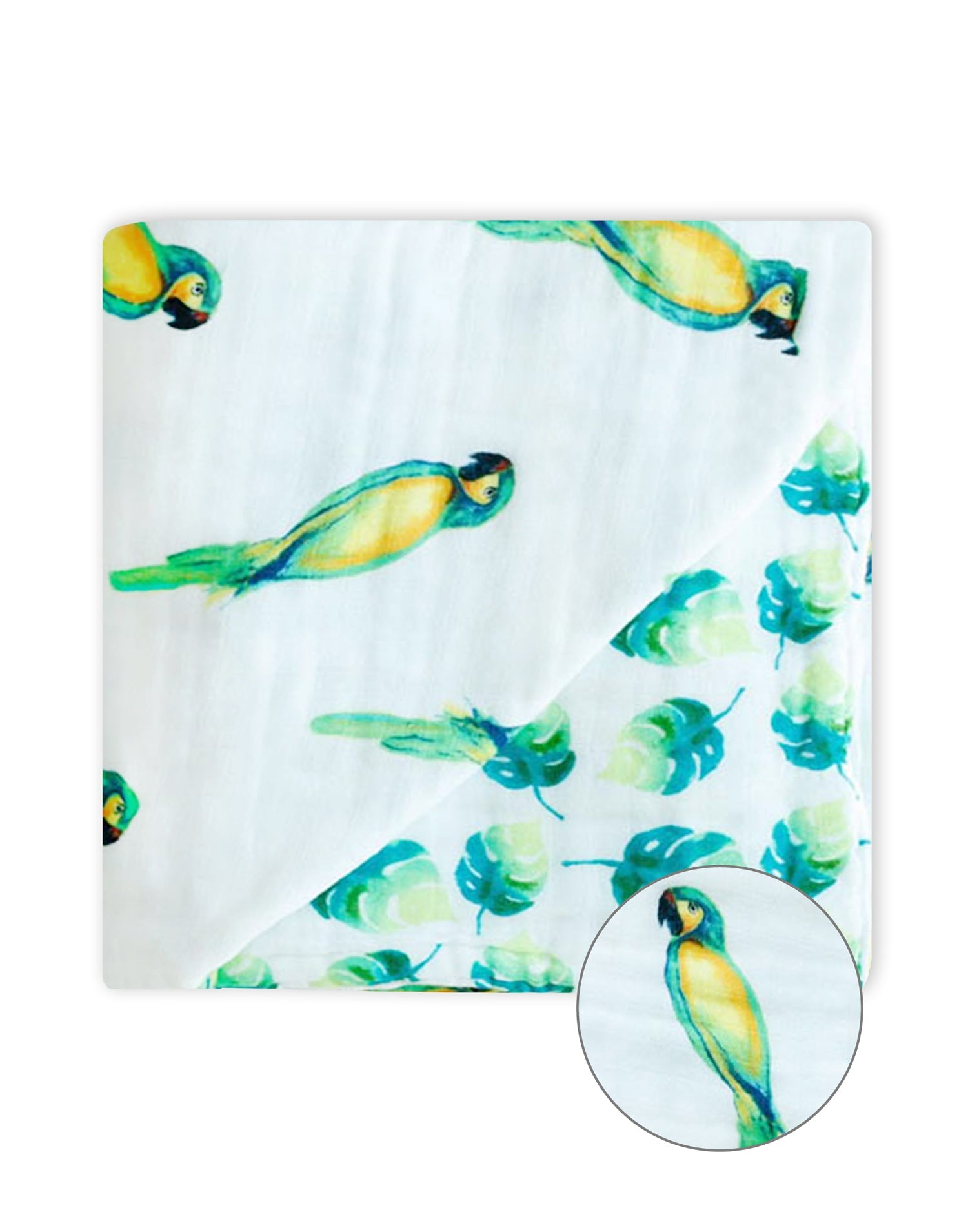 ORGANIC SNUG BLANKET - PARROTS