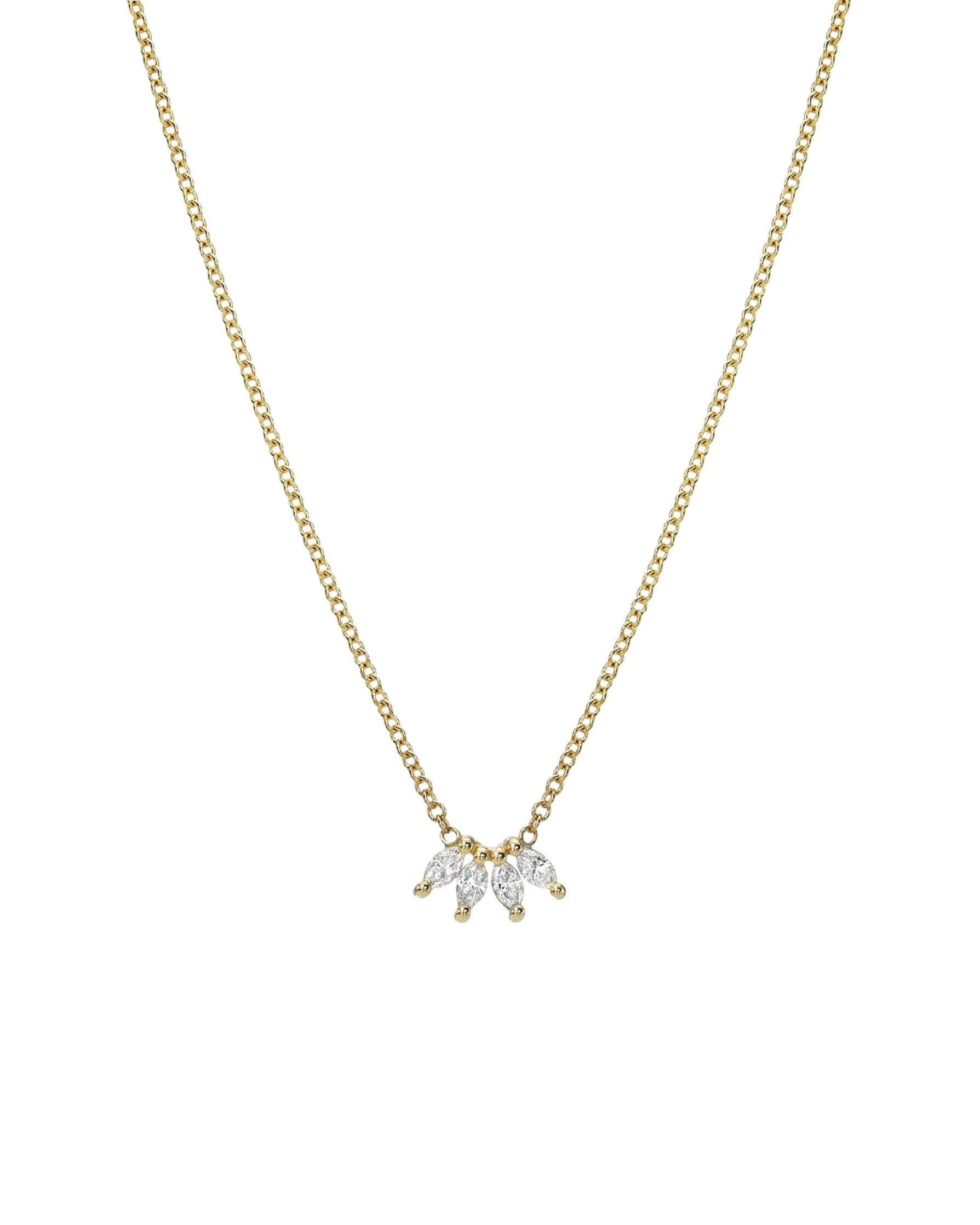 4 Marquise Diamond Necklace