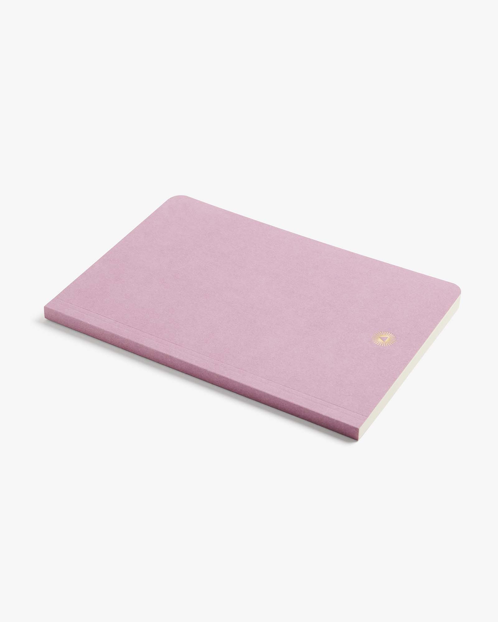Essential notebook by Intelligent Change created with bespoke paper and made in Germany, Lined long-form journaling notebook with dated pages. Pink
