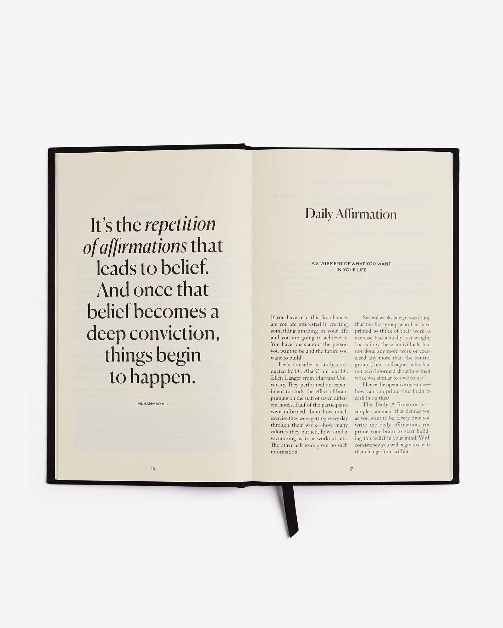 The Five Minute Journal Gratitude Journal by Intelligent Change - Bold Black– 5-minute journal - 5 minute gratitude journal guided structure