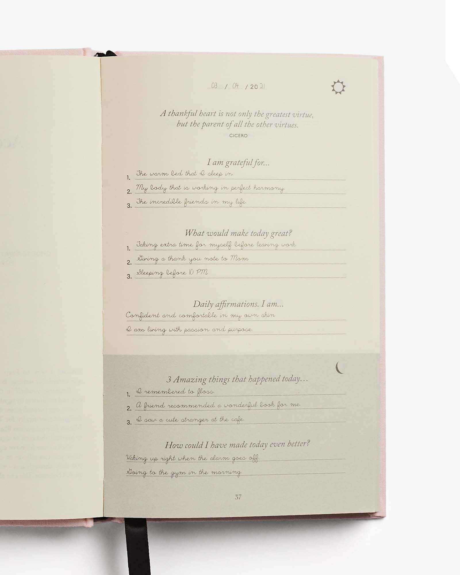 Grateful Workflow Weekly Bundle - Blush Pink by Intelligent Change