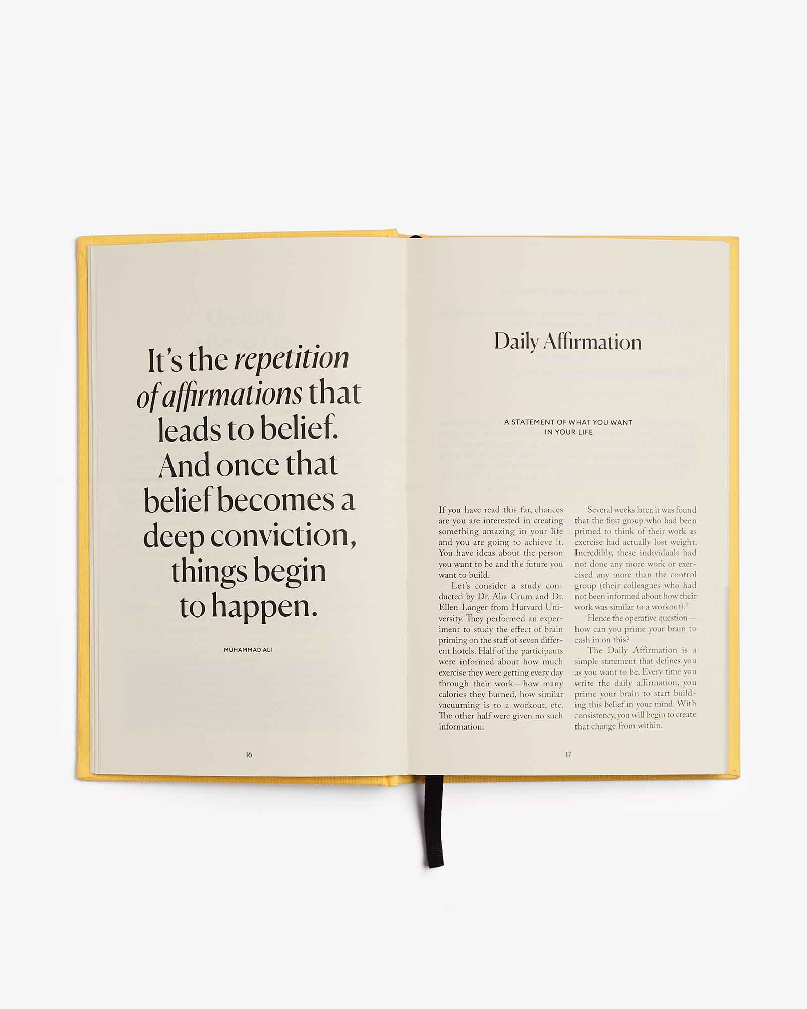 The Five Minute Journal Gratitude Journal by Intelligent Change - Sunshine Yellow – 5-minute journal - 5 minute gratitude journal