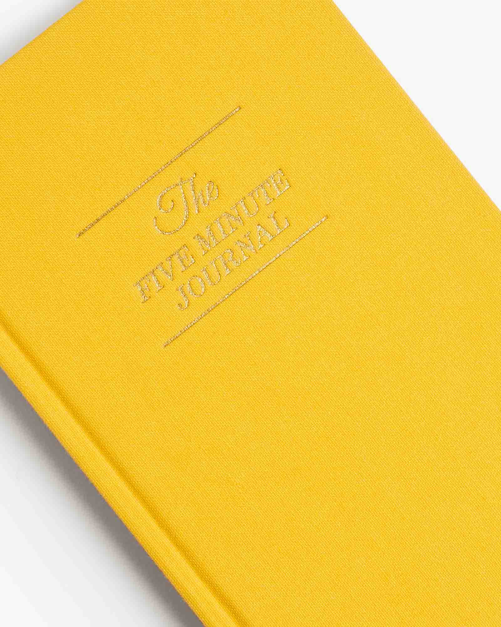 The Five Minute Journal Gratitude Journal by Intelligent Change - Sunshine Yellow – 5-minute journal - 5 minute gratitude journal