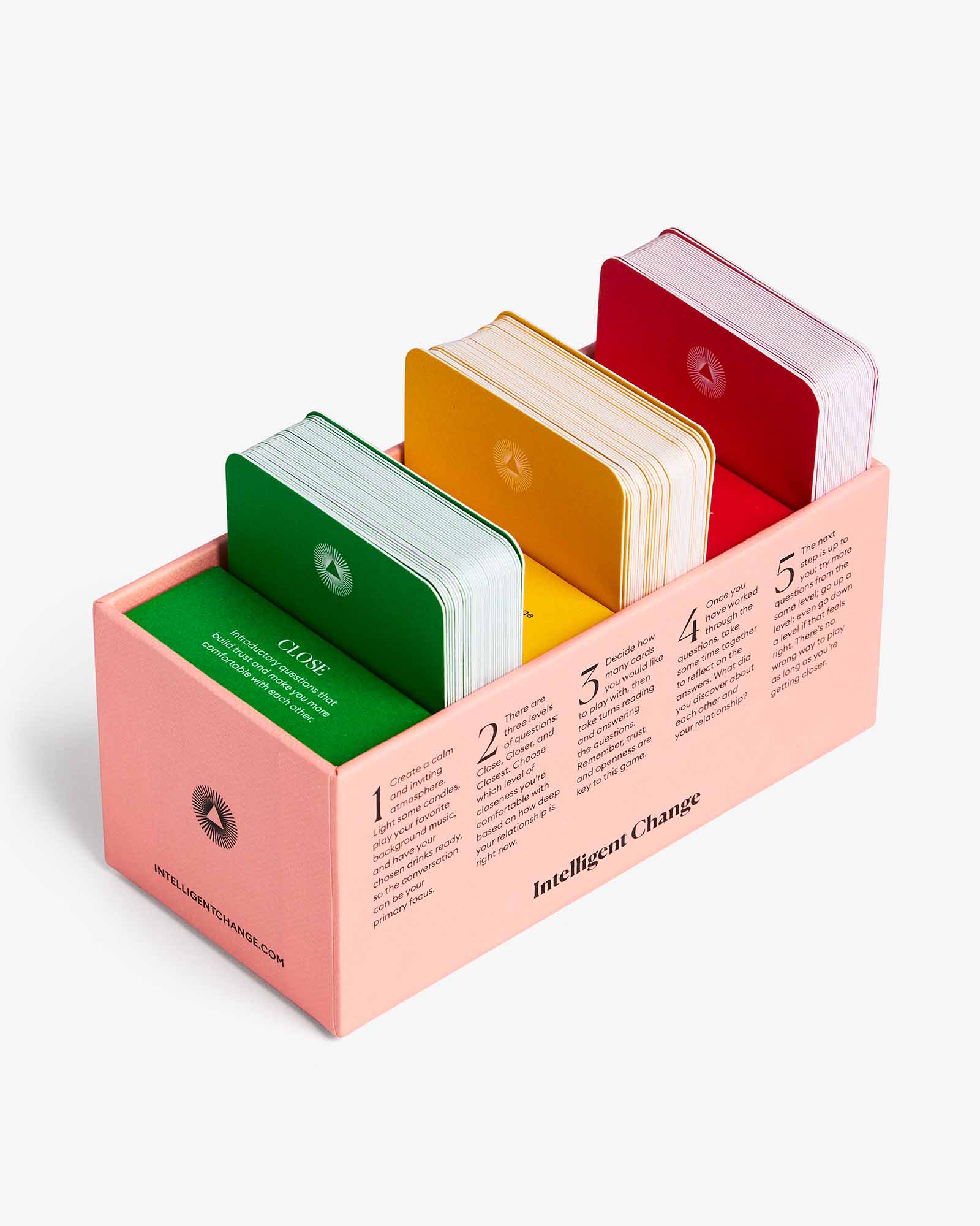 Mindful affirmations for love and conversation card games. Spark meaningful conversations around love and connect on a more passionate level with your partner. The Spark Romance bundle, which includes Mindful Affirmations Love & Relationships and Let’s Get Closer Couples Edition game, have been specifically designed to inspire you and your partner to strengthen your romantic relationship and enhance intimacy.