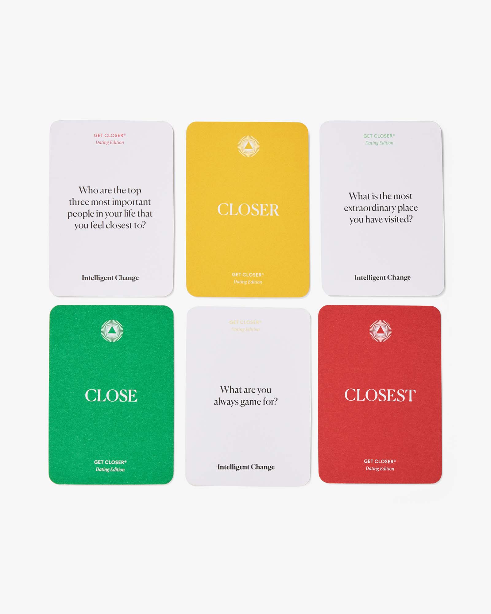 Get Closer Conversation Game Collection by Intelligent Change