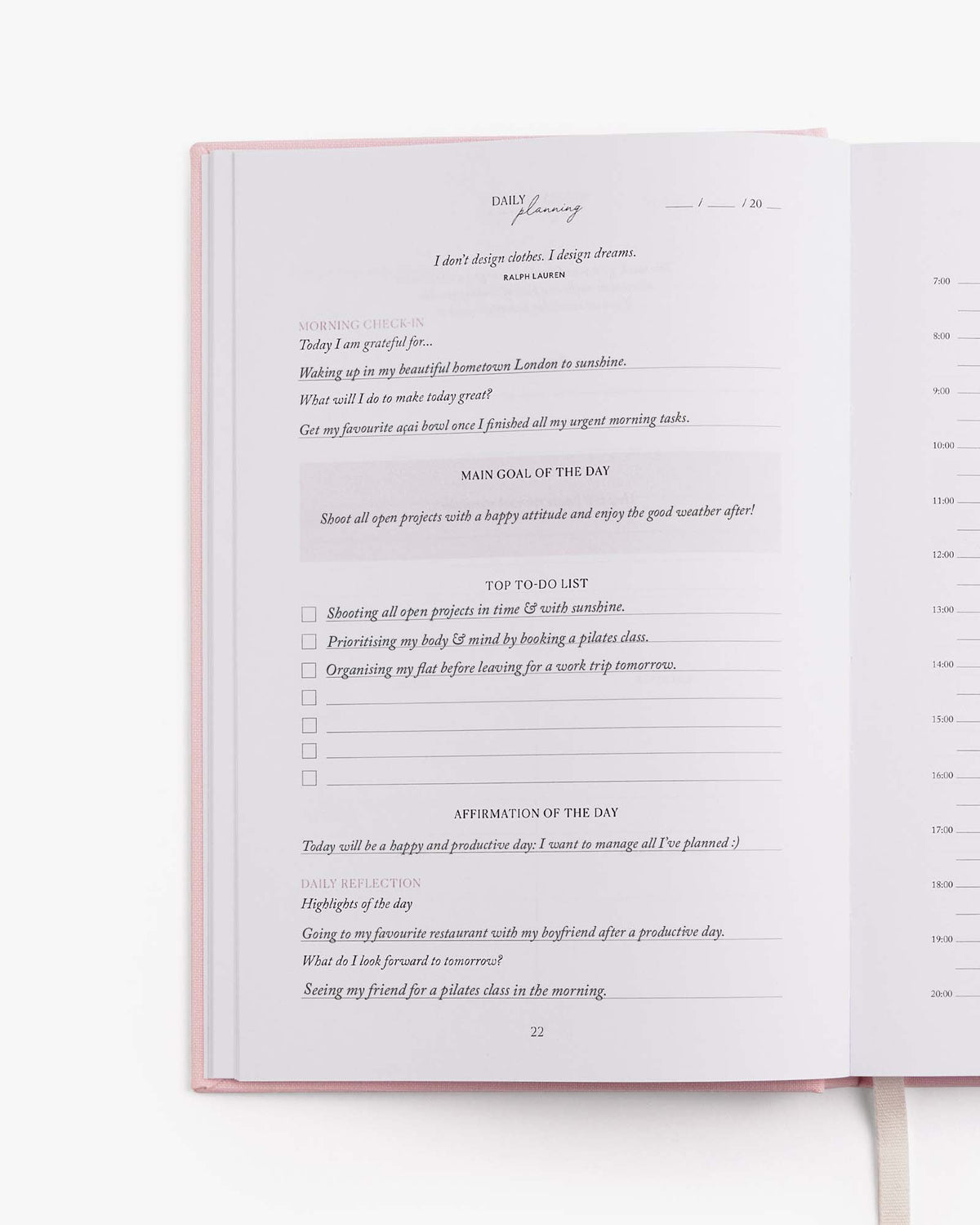 Life&style Planner - Light Pink