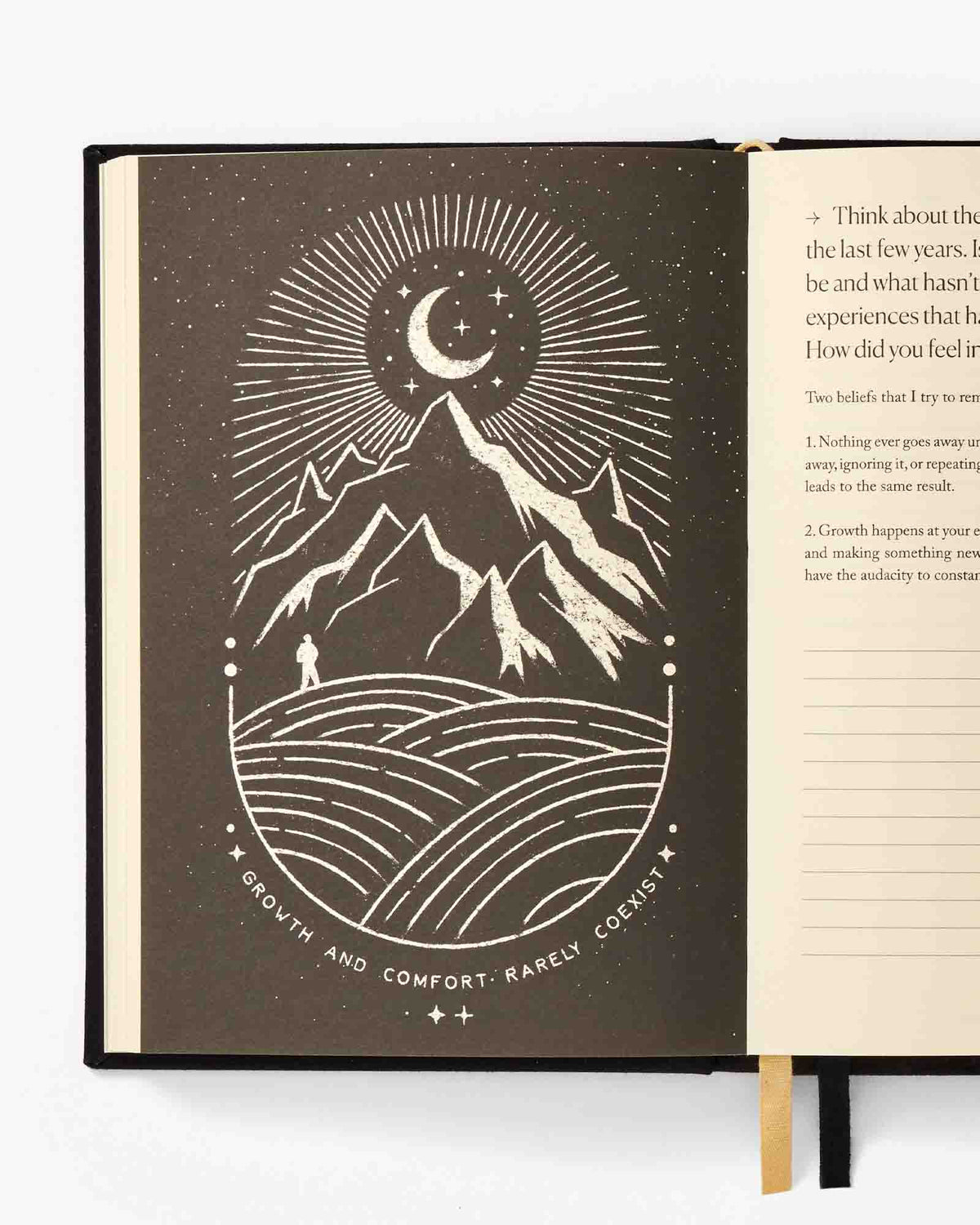 Notes To Mindfulness Journal - Stone Black