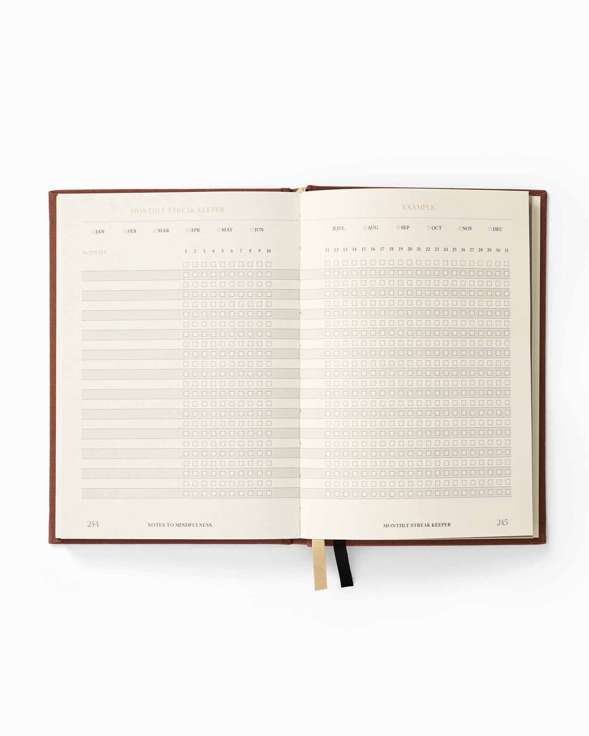 Notes To Mindfulness Journal - Sunset Orange