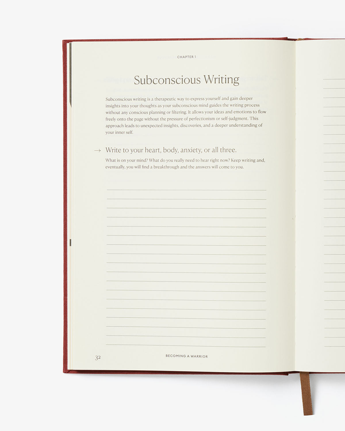 Becoming A Warrior Journal