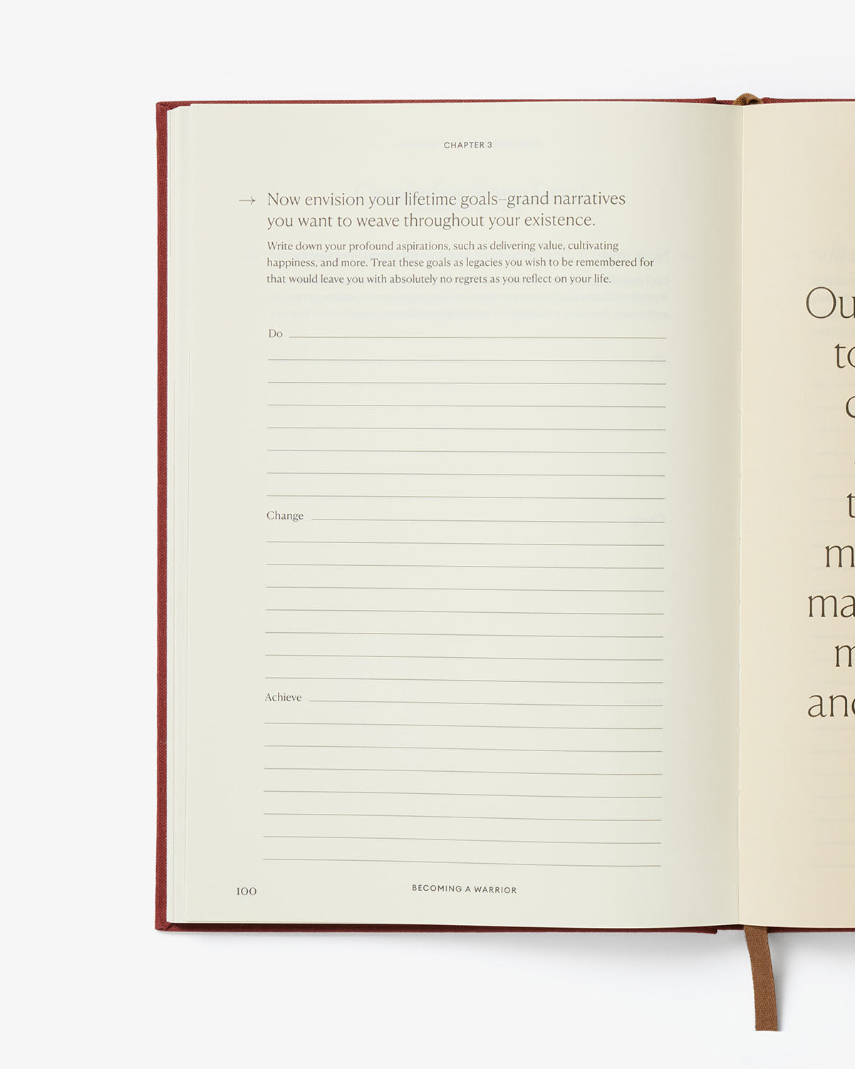 Becoming A Warrior Journal
