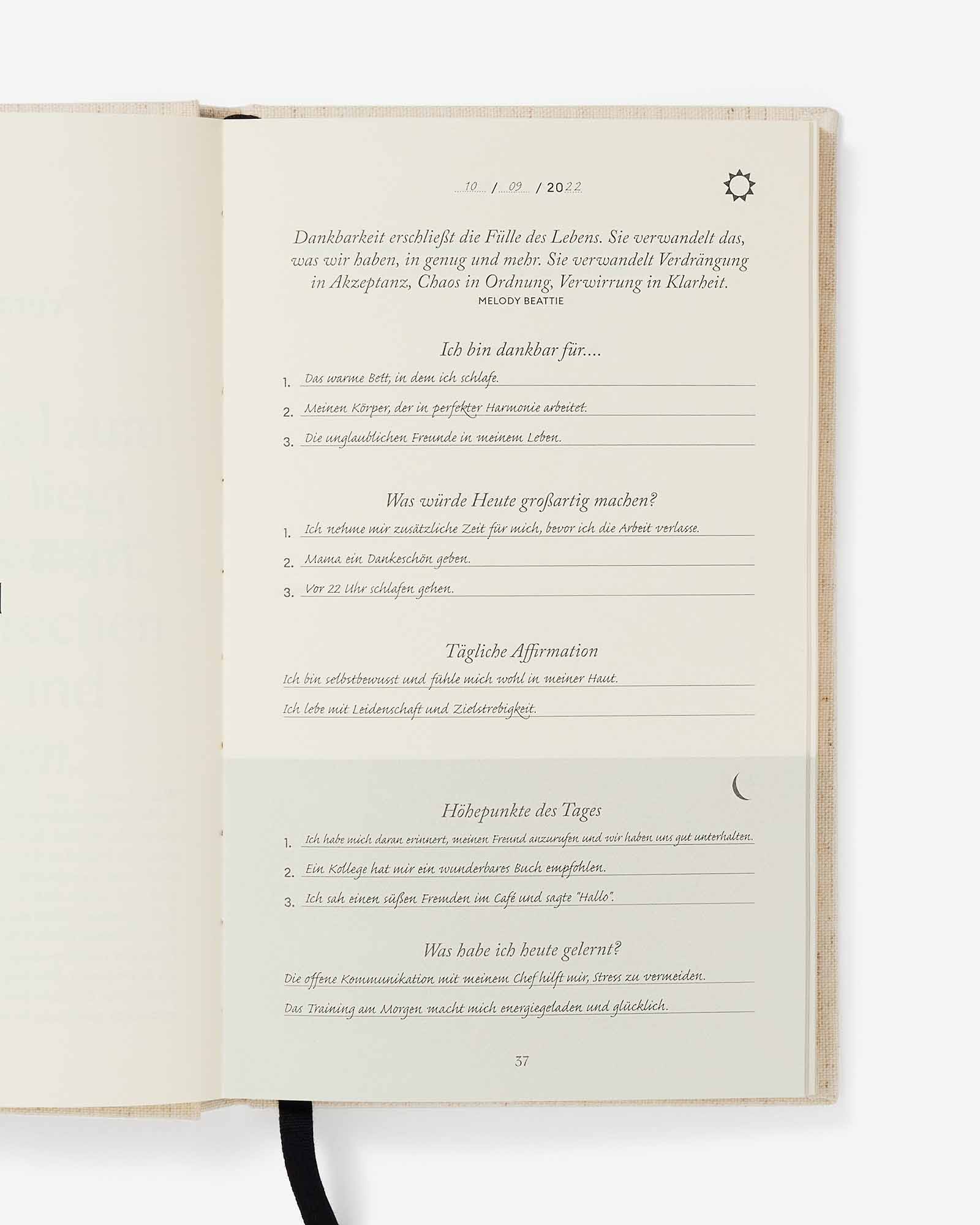 Das Fünf-Minuten Journal (German Five Minute Journal)