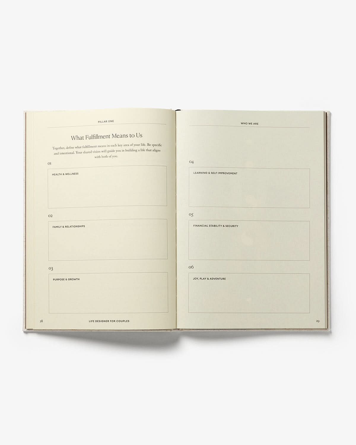 Life Designer Journal For Couples