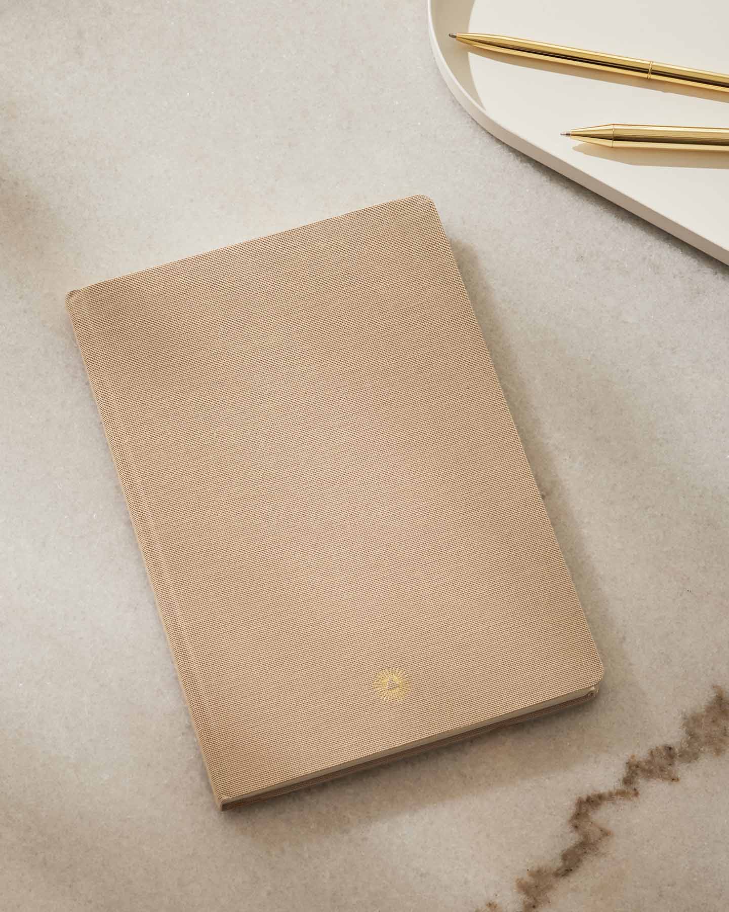 premium lined sustainable notebook with bespoke paper butter smooth writing for long form journaling and note taking