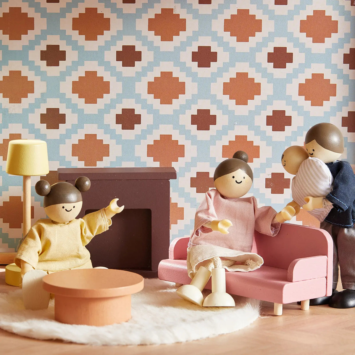 ® Sweetwood Pegasus Dollhouse & Wooden Dollhouse Dolls