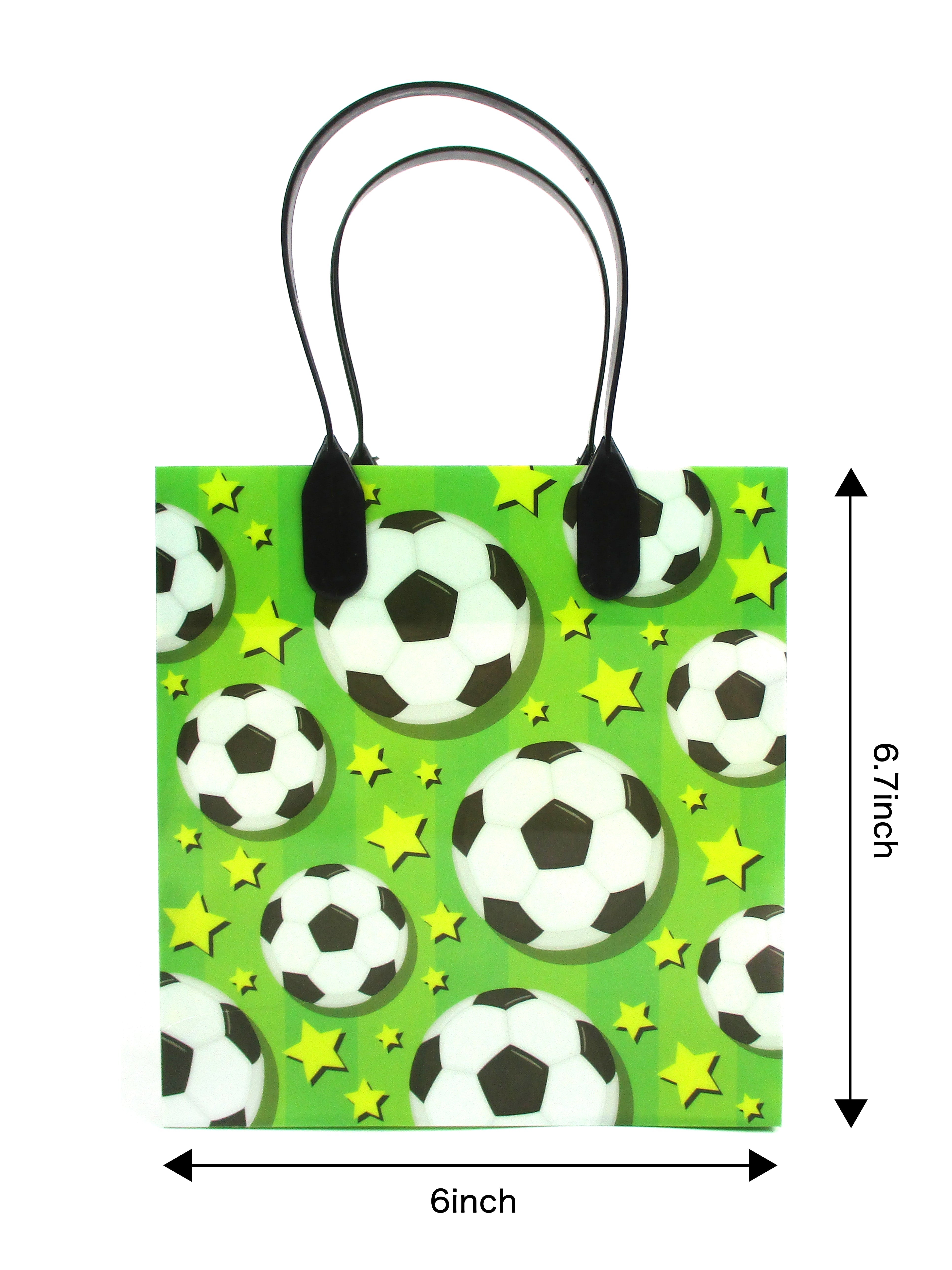 Soccer Party Favor Bags Treat - Set Of 6 Or 12