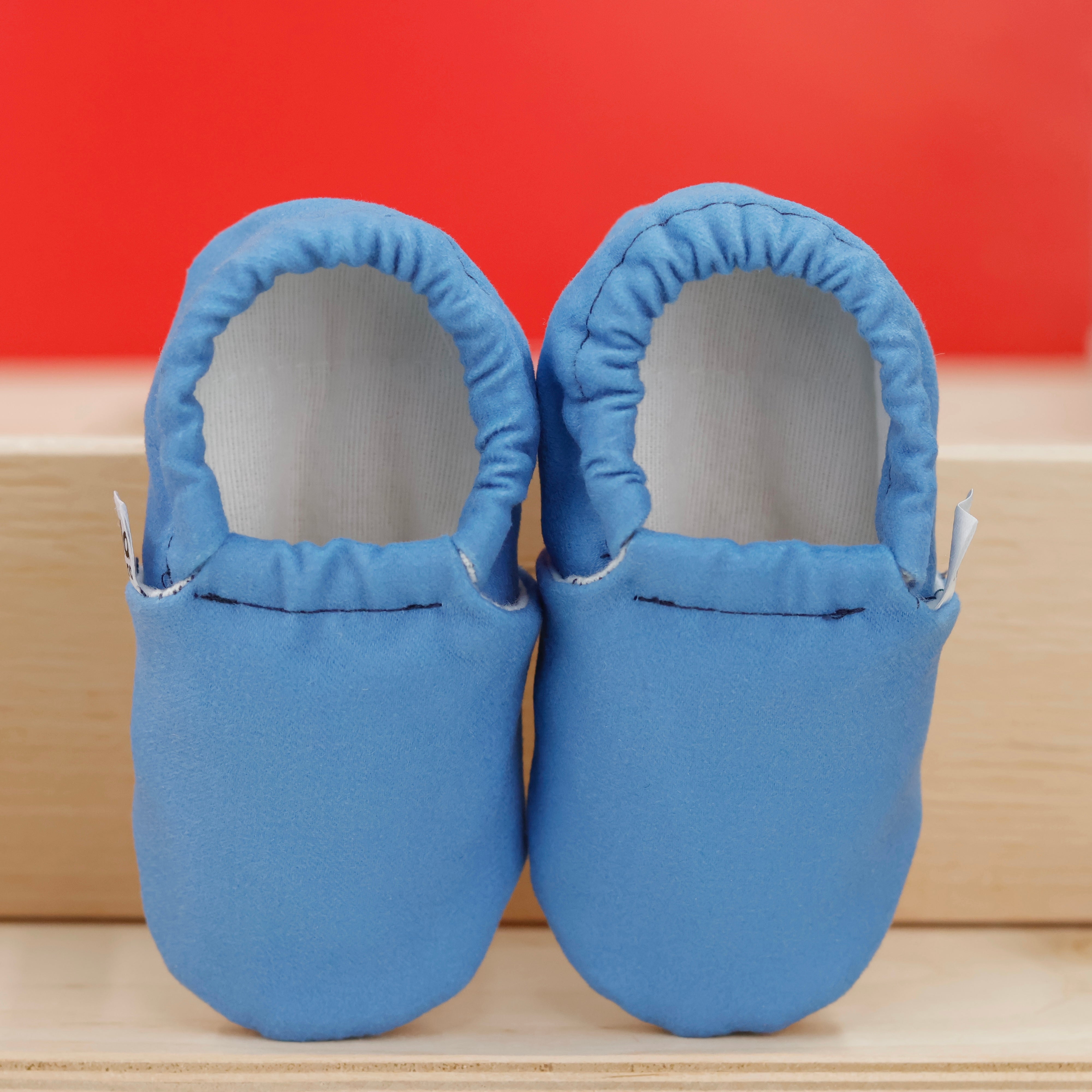 Moccasins, Slippers, Blue