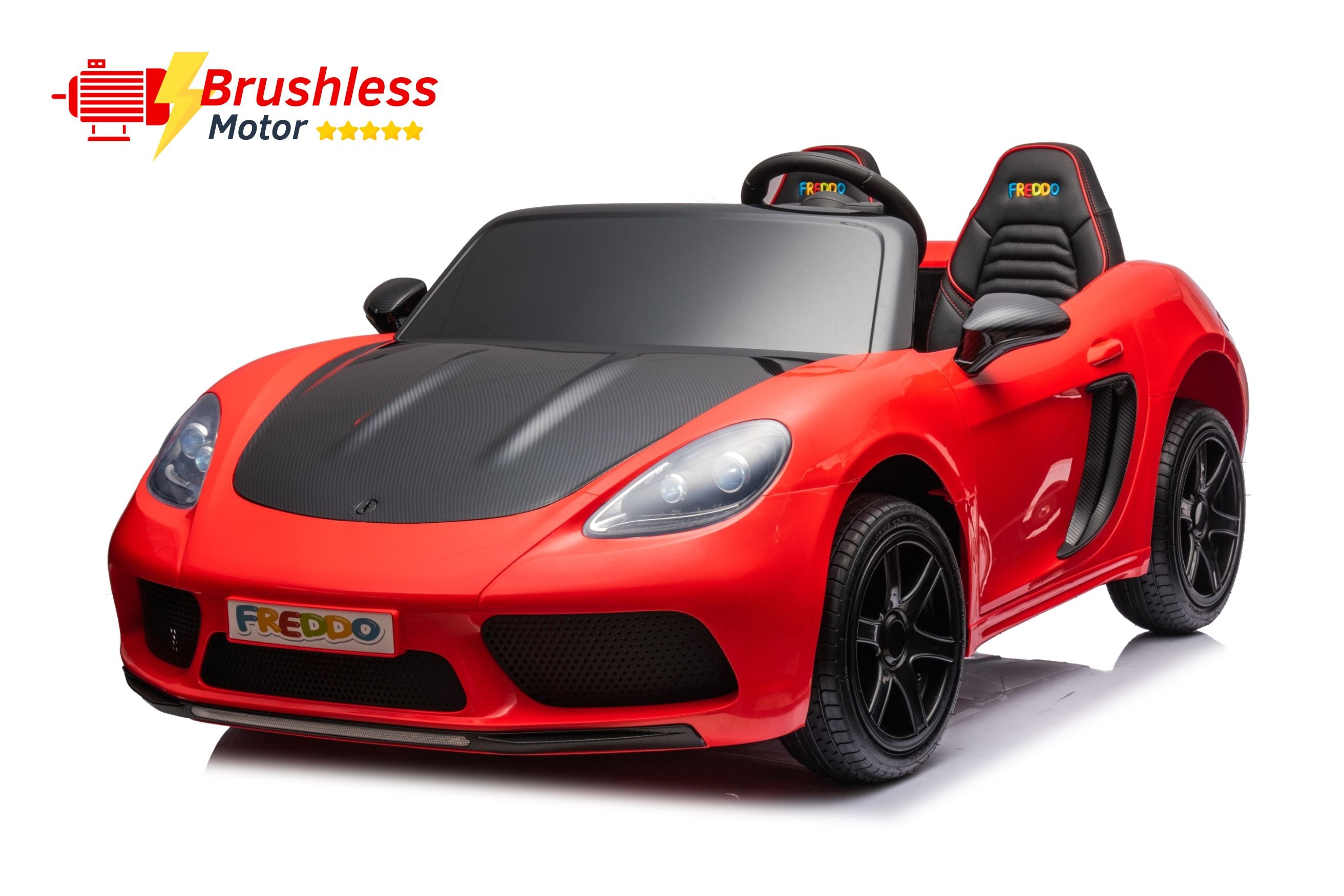 48V Freddo Rocket: World's Fastest 2-Seater Kids' Ride-On with Advanced Brushless Motor & Precision Differential
