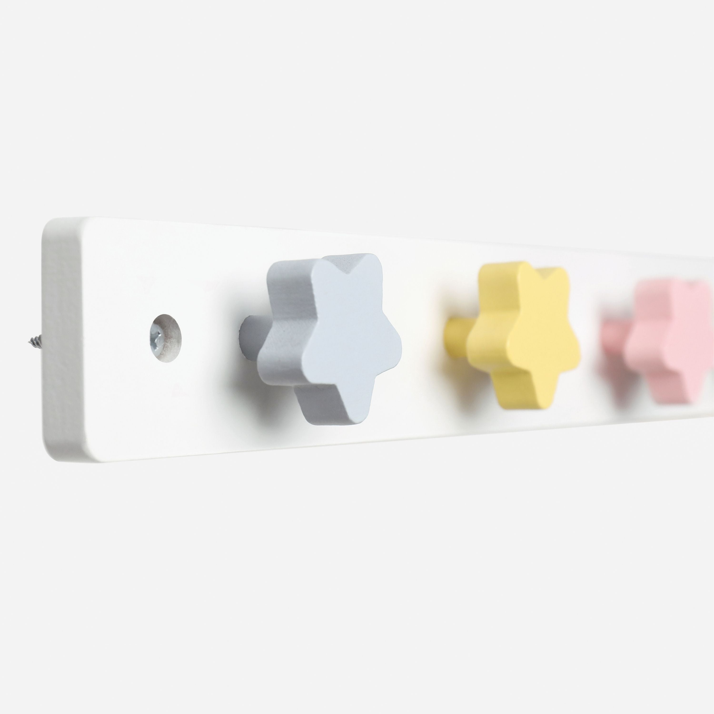 Wonderbee™ Stars Wooden Hanger White