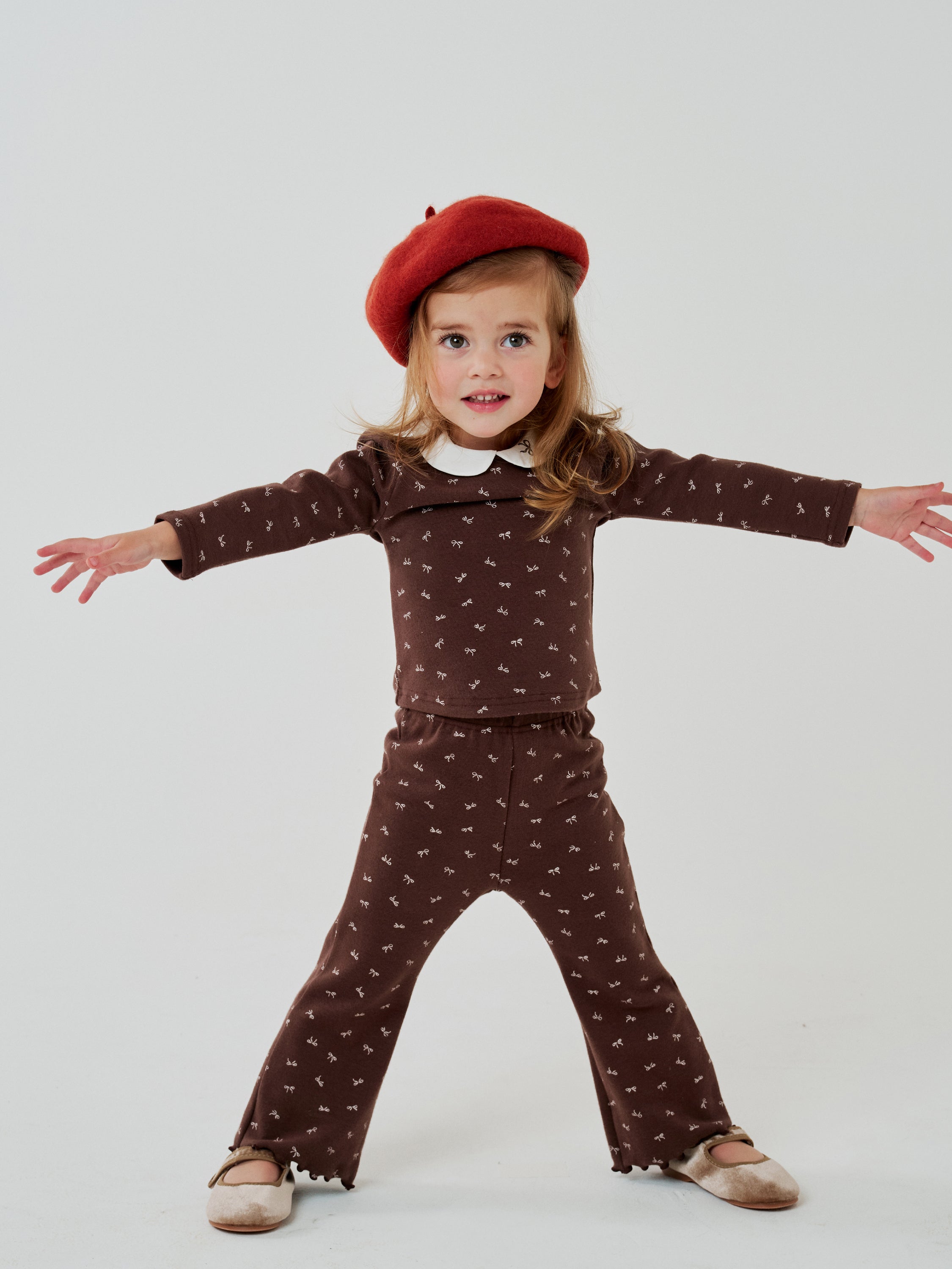 Ribbon Bootcut Flare Pants