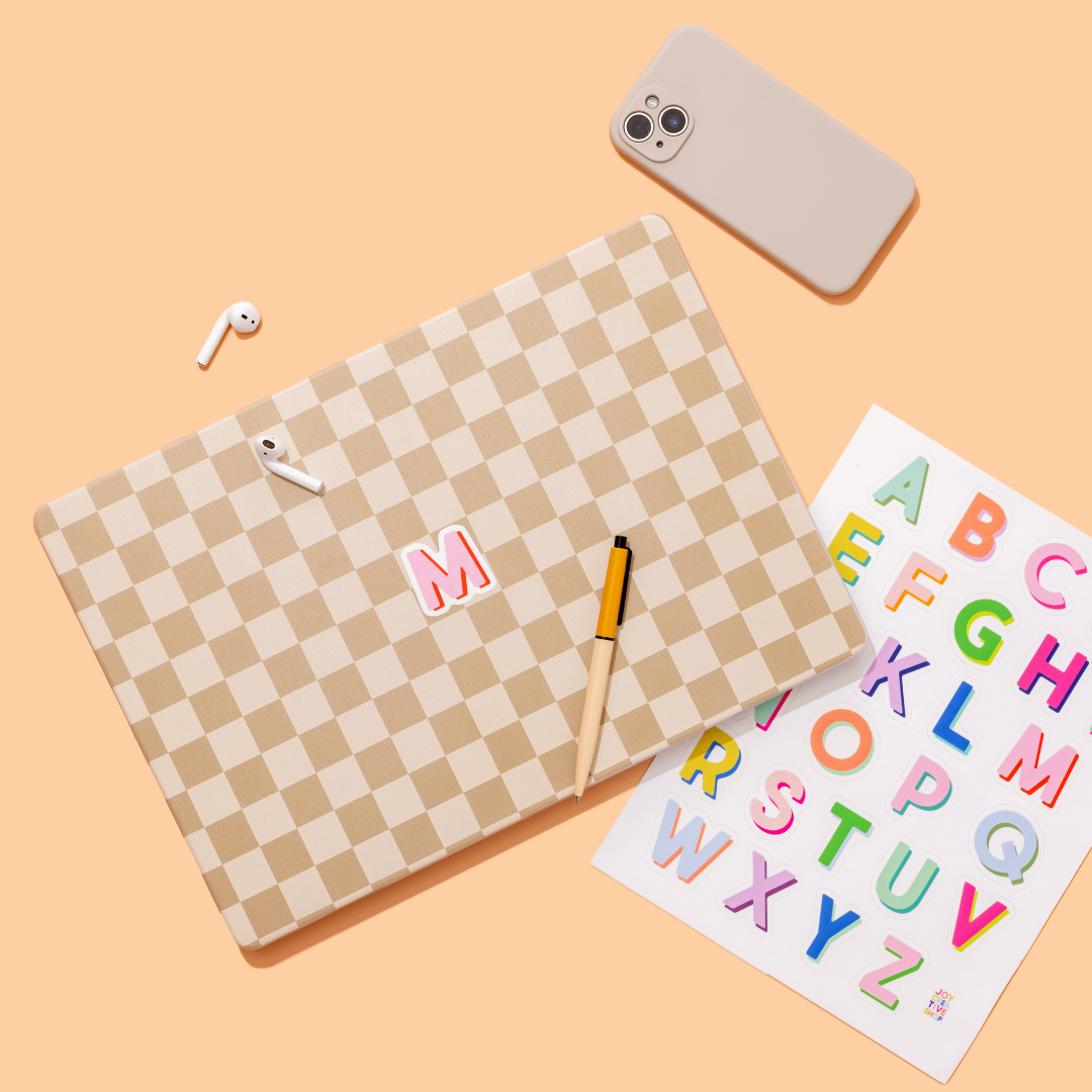 Brights Vinyl Alphabet Stickers - A Thru Z