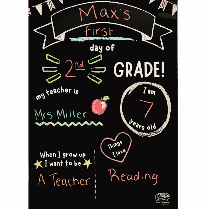 New! Reusable Activity Playmat- School Milestones