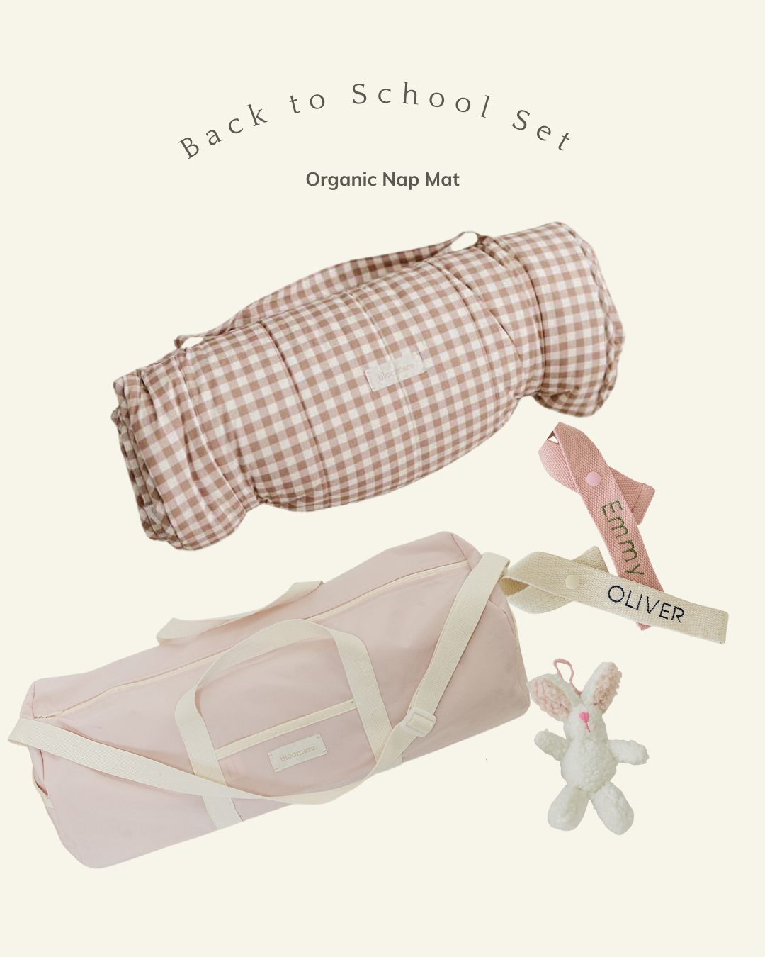 Back To School Set- Organic Nap Mat